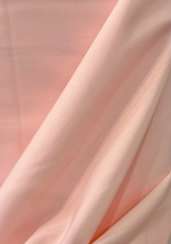 Art Gallery Fabric- "Cotton Candy"- Pale Pink Solid Cotton Fabric- 44"