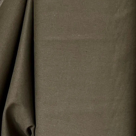 Dark Khaki Green “Army" Essex Linen- Cotton Blend Fabric- 43" Wide
