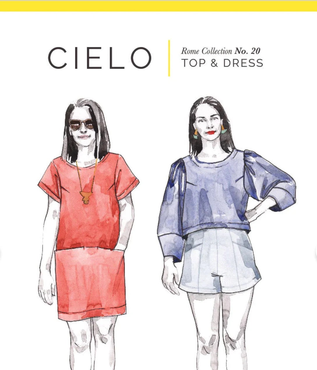 Cielo Top & Dress- Closet Core Paper Pattern