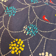 Echino- Bird to Hang- Linen Cotton Canvas- Dark Blue- 43