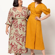 Millicent Wrap Dress- Style Arc Paper Pattern- Sizes 4-16, 10-22