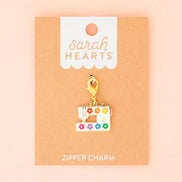 Sewing Machine Removable Zipper Charm- Sarah Heart