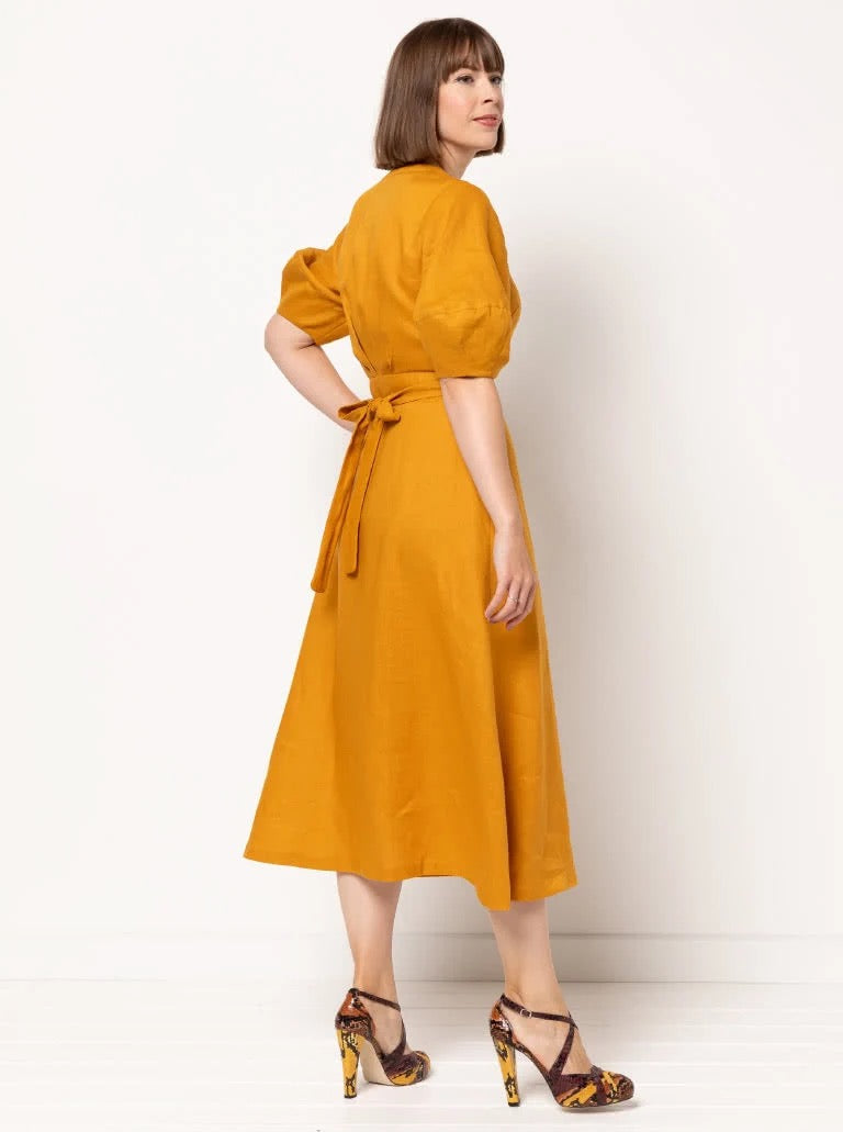 Millicent Wrap Dress- Style Arc Paper Pattern- Sizes 4-16, 10-22