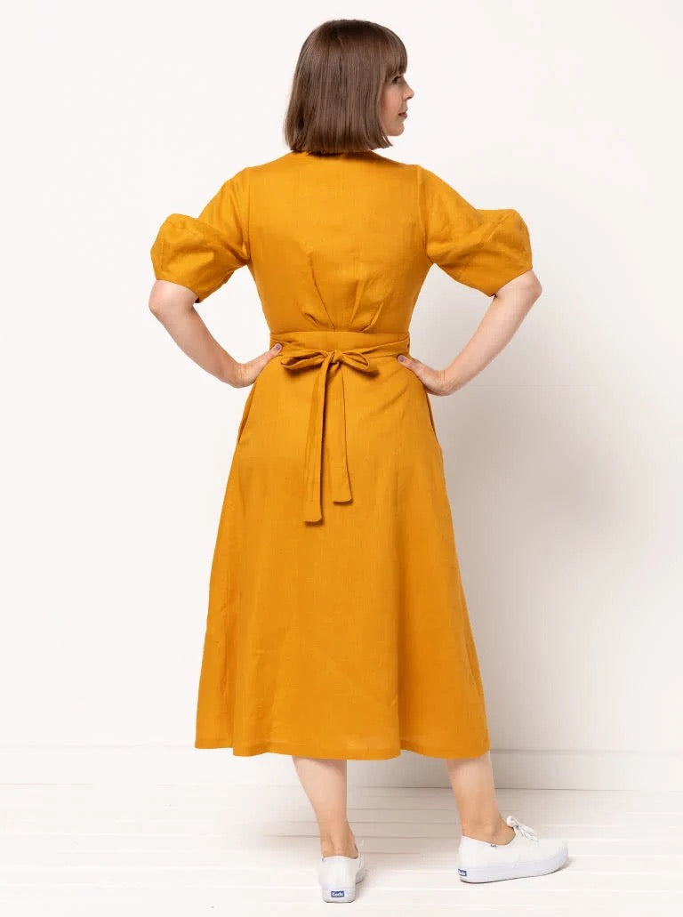 Millicent Wrap Dress- Style Arc Paper Pattern- Sizes 4-16, 10-22