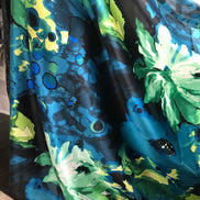 Floral Fusion Silk Charmeuse- 16 MM- 45