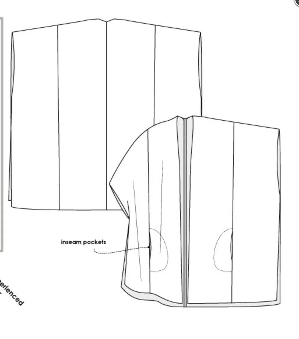 Mickie Cape- Style Arc Paper Pattern- Sizes 4-16, 18-30