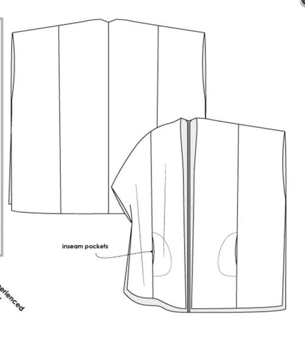 Mickie Cape- Style Arc Paper Pattern- Sizes 4-16, 18-30