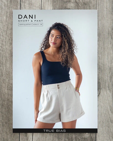 Dani Pant & Short- True Bias Paper Pattern- Sizes 0-18