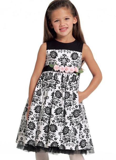 McCall's Sewing Pattern Children's/Girls' Lined Dirndl Dresses- M5793- (2-3-4-5), (6-7-8)
