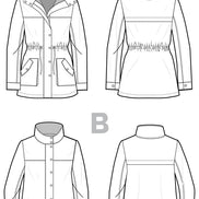 Kelly Anorak Jacket- Closet Core Paper Pattern