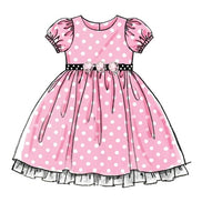 McCall's Sewing Pattern Children's/Girls' Lined Dirndl Dresses- M5793- (2-3-4-5), (6-7-8)