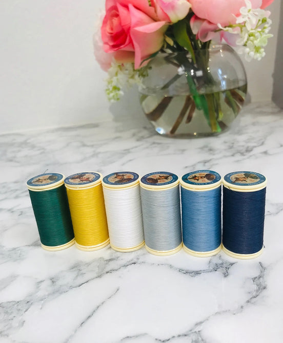 Sajou Assortment #3 Box- VINTAGE Tones- 12 Spools GLOVING THREAD