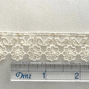 Ivory Floral Guipure- Lace Trim 3757