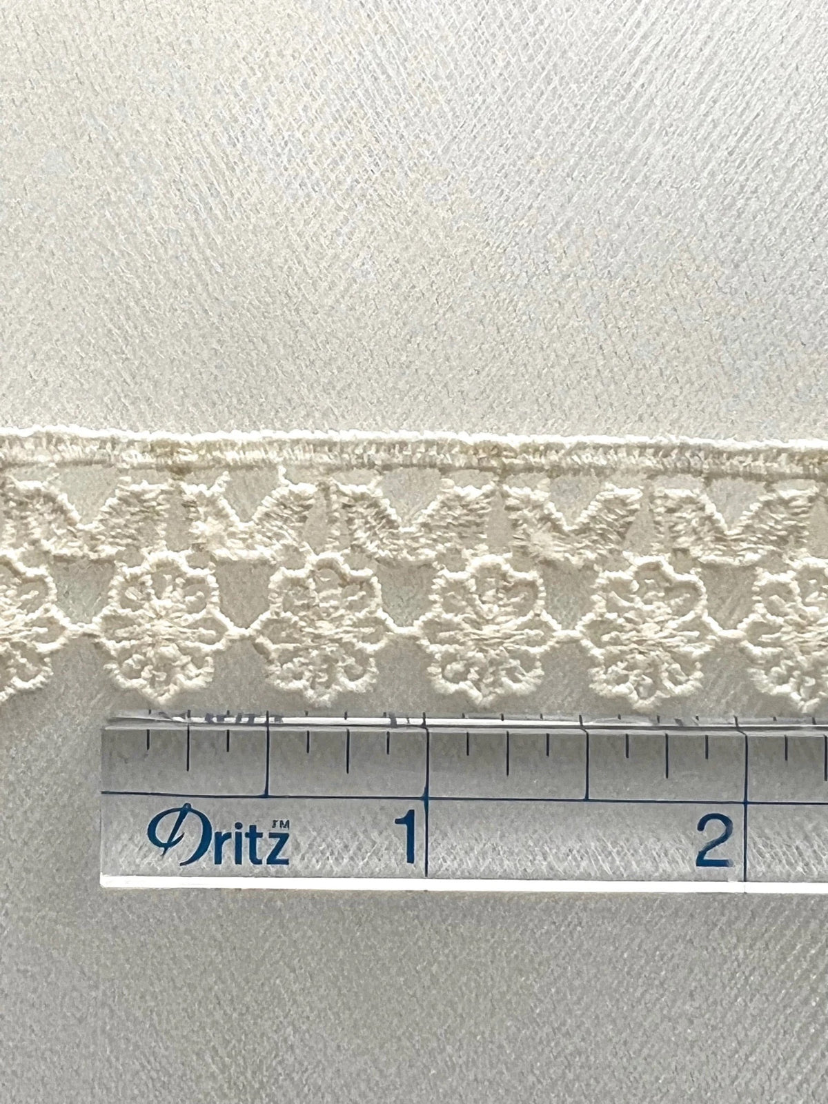 Ivory Floral Guipure- Lace Trim 3757