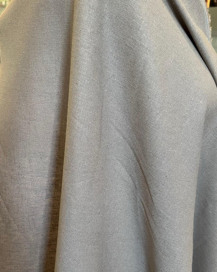 Taupe “Moss" Brussels Washer Linen- Rayon Blend Fabric- 52" Wide