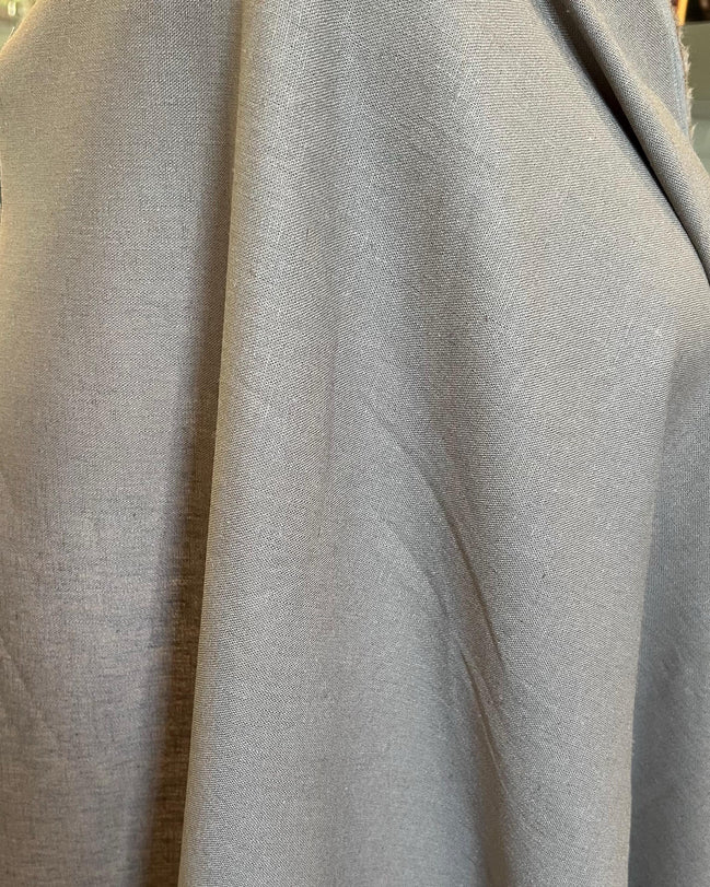 Taupe “Moss" Brussels Washer Linen- Rayon Blend Fabric- 52" Wide