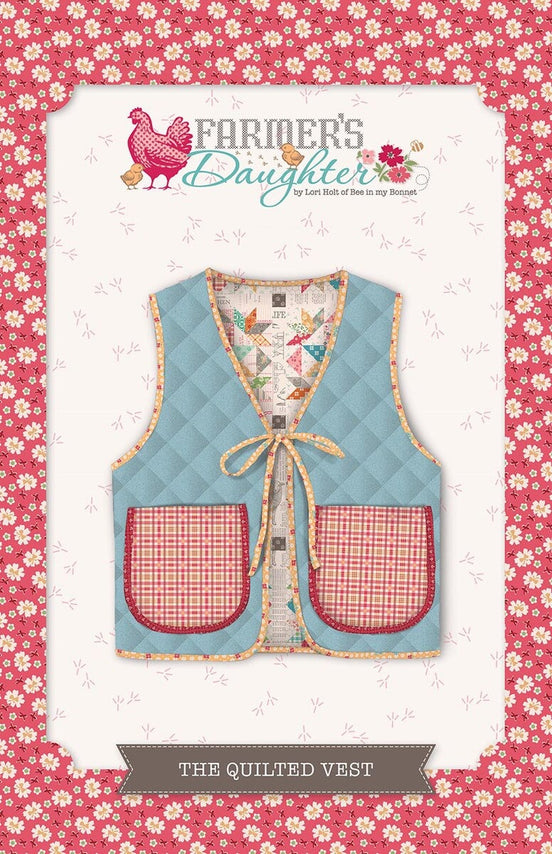 Quilted Vest Paper Pattern- Farmer’s Daughter