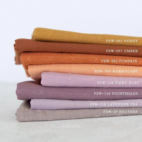 Sprout Woven X Fabric- Woven Cotton- Fableism- “Fairy Dust” Light Purple Hued Pink- 44"