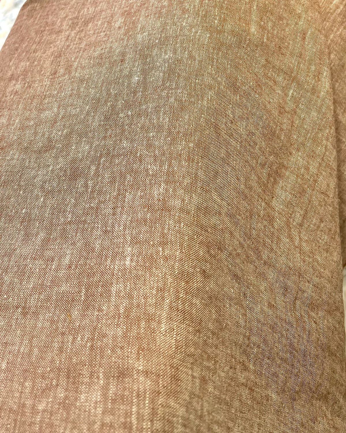 Brussels Washer Yarn Dye- Linen Rayon Blend- “Chestnut” Brown- 52
