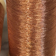 Sajou No. 130- COPPER Metallic Thread- Fil au Chinois- Spool (100m) or Cone (1000m)