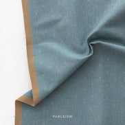 Cotton- Sprout Woven X Fabric- Fableism- “Ocean” Light Blue Teal- 44” Wide