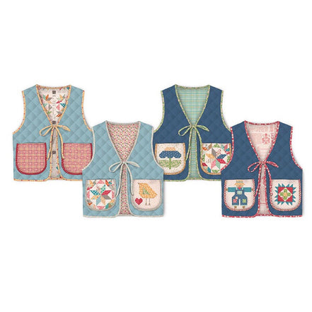 Quilted Vest Paper Pattern- Farmer’s Daughter