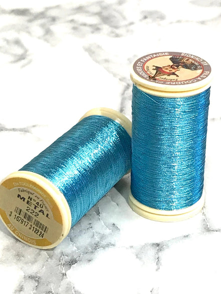 Sajou No. 222- OCEAN Metallic Thread- Fil au Chinois