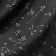 Gray Botanical on Black 