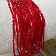 Satin Red 2 Cut Beads- 11* (2188)