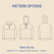 Zip-Up Sweater- Wardrobe By Me- Paper Pattern- Sizes 2XS- 4XL