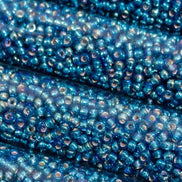 Miyuki 11/0 Round Glass Seed Beads- Capri Blue AB (2013)