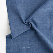Watercolor Wovens- Blue Jeans - Fableism- Cotton Woven- 44” Wide