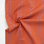 Deco Stripe in Spice- Fine and Dandy- Fableism- Woven Cotton- 44