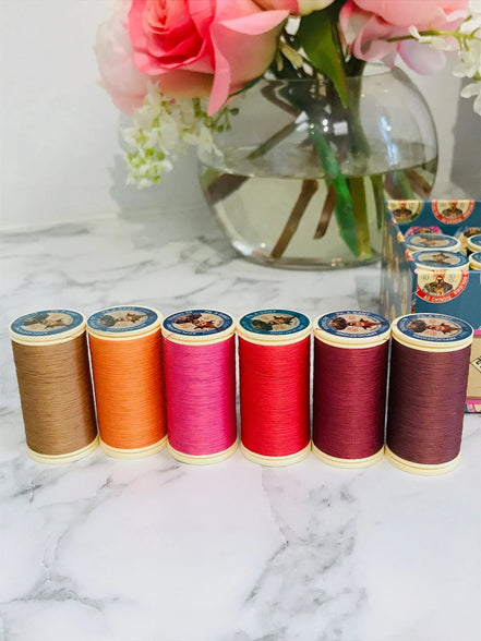 Sajou Assortment #4 Box- BRIGHT Tones- 12 Spools GLOVING THREAD