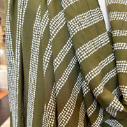 Gaia Ivy Green- White on Green- Kelsey Viscose - Atelier Brunette France- 54