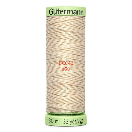 Gutermann- Poly Top Stitch Thread- 33 Yds- #30 Bone