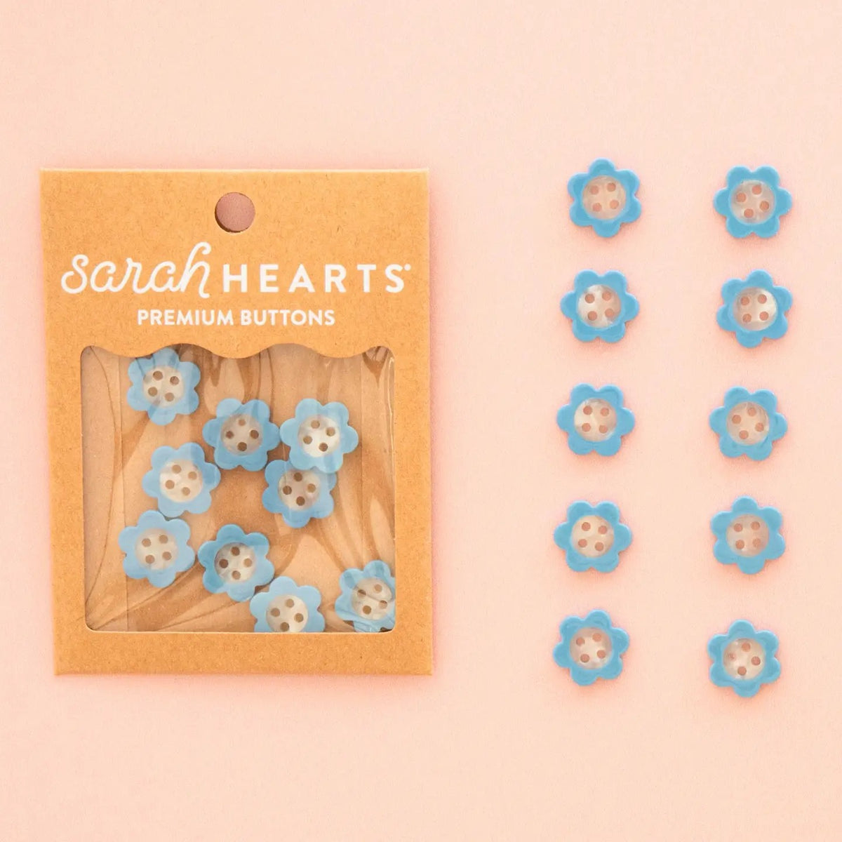 Blue Daisy Small 5/8