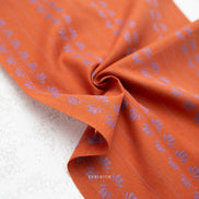 Deco Stripe in Spice- Fine and Dandy- Fableism- Woven Cotton- 44