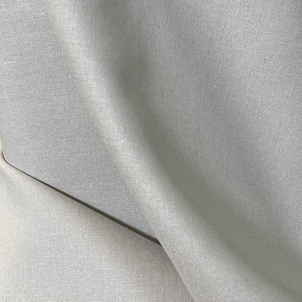 Pale Gray "Silver" Brussels Washer Linen- Rayon Blend Fabric- 52" Wide