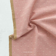 Cotton- Sprout Woven X Fabric- Fableism- “Wild Rose” Earthy-Pink- 44” Wide