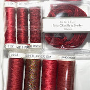 Au Ver A Soie & Londonderry- Ensembles de Soie - Rhubarb (Red)