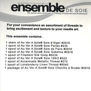 Au Ver A Soie & Londonderry- Ensembles de Soie - Rhubarb (Red)