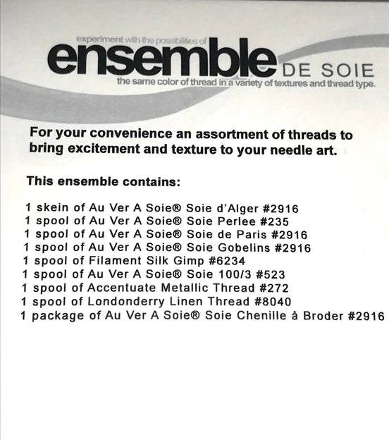 Au Ver A Soie & Londonderry- Ensembles de Soie - Rhubarb (Red)