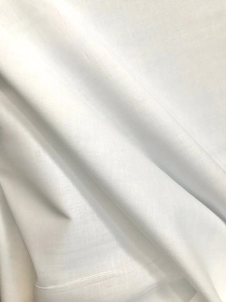 White Soft Cotton Batiste 44" Wide- Bright White or Off White