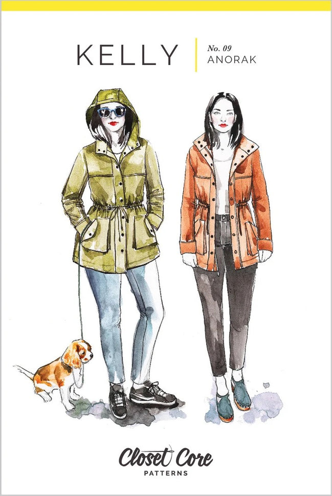 Kelly Anorak Jacket- Closet Core Paper Pattern