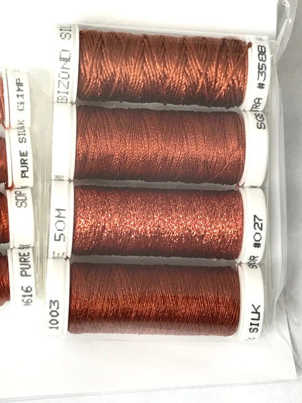 Au Ver A Soie & Accentuate- Ensembles de Soie - COPPER LEAF