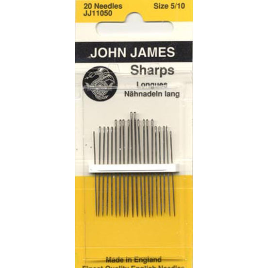 Sharps Needles- Sz 5/10- John James