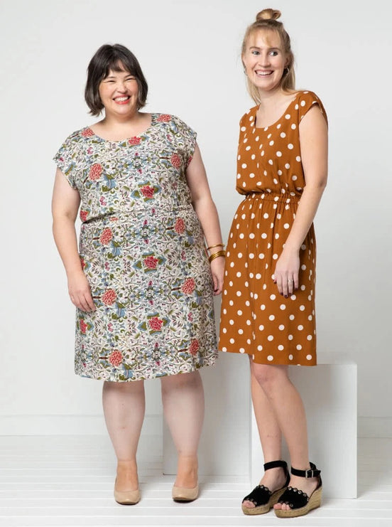 Olivia Dress- Style Arc Paper Pattern- Sizes 4-16, 10-22, 18-30