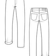 Morgan Jeans- Closet Core Paper Pattern
