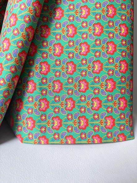 Liberty London- “Peacock Posy" Tana Lawn Cotton- 54” - Red, Pink, Blue, Green